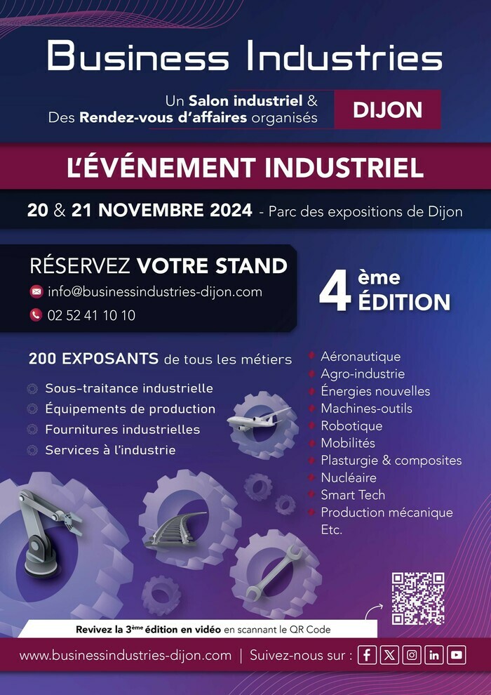 Salon Business Industries Dijon Parc des Expositions de Dijon Dijon