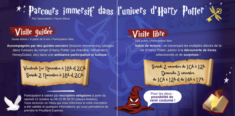 Parcours immersif dans l'univers d'Harry Potter Visite libre