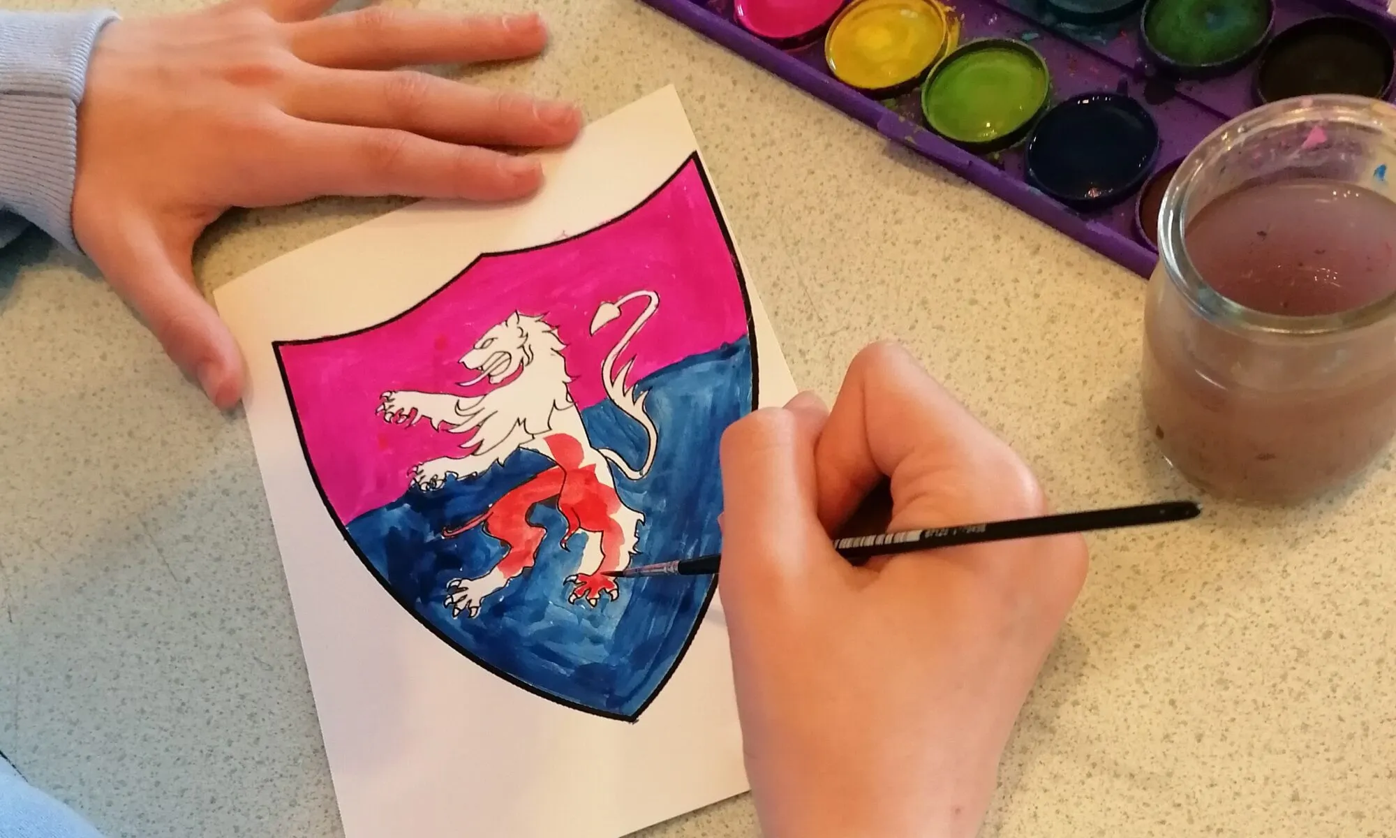 Atelier pour les familles "Crée ton blason"