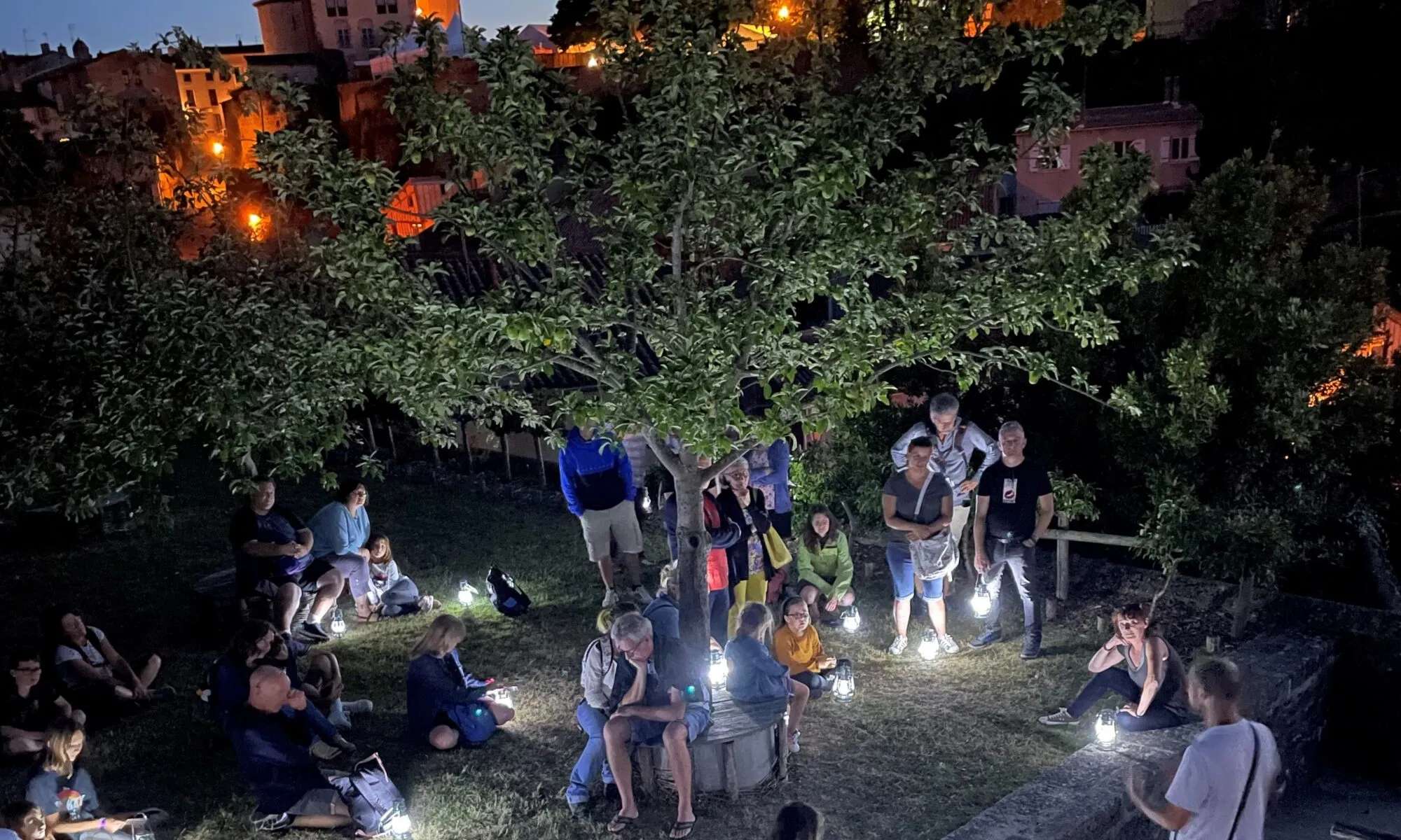 Visite nocturne à la lanterne Parthenay