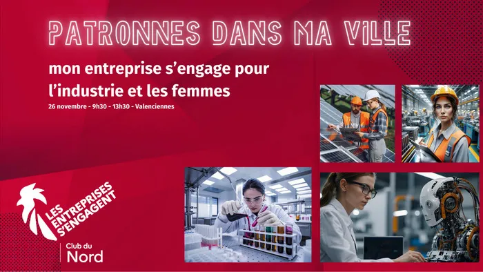 Patronnes dans ma ville : mon industrie s'engage pour les quartiers et les femmes CCI Grand Hainaut