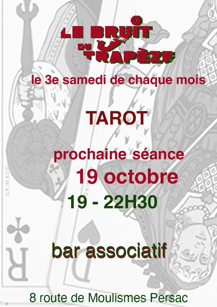 SÉANCE TAROT au Bruit du Trapèze