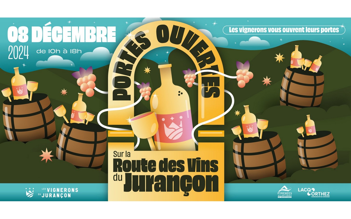 Portes ouvertes sur la route des vins du Jurançon