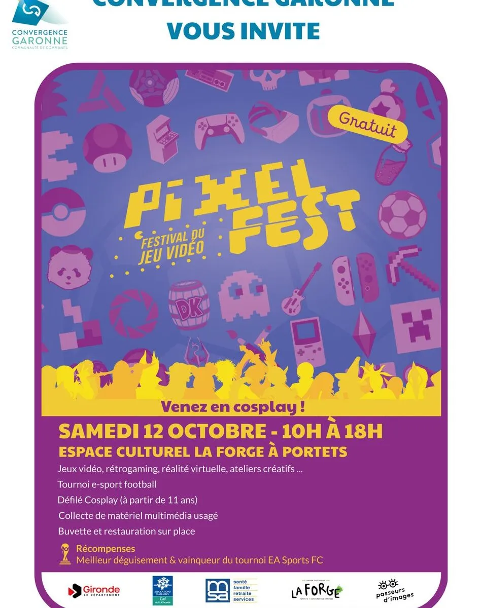 Pixel fest: festival des loisirs numériques et du jeu vidéo #6