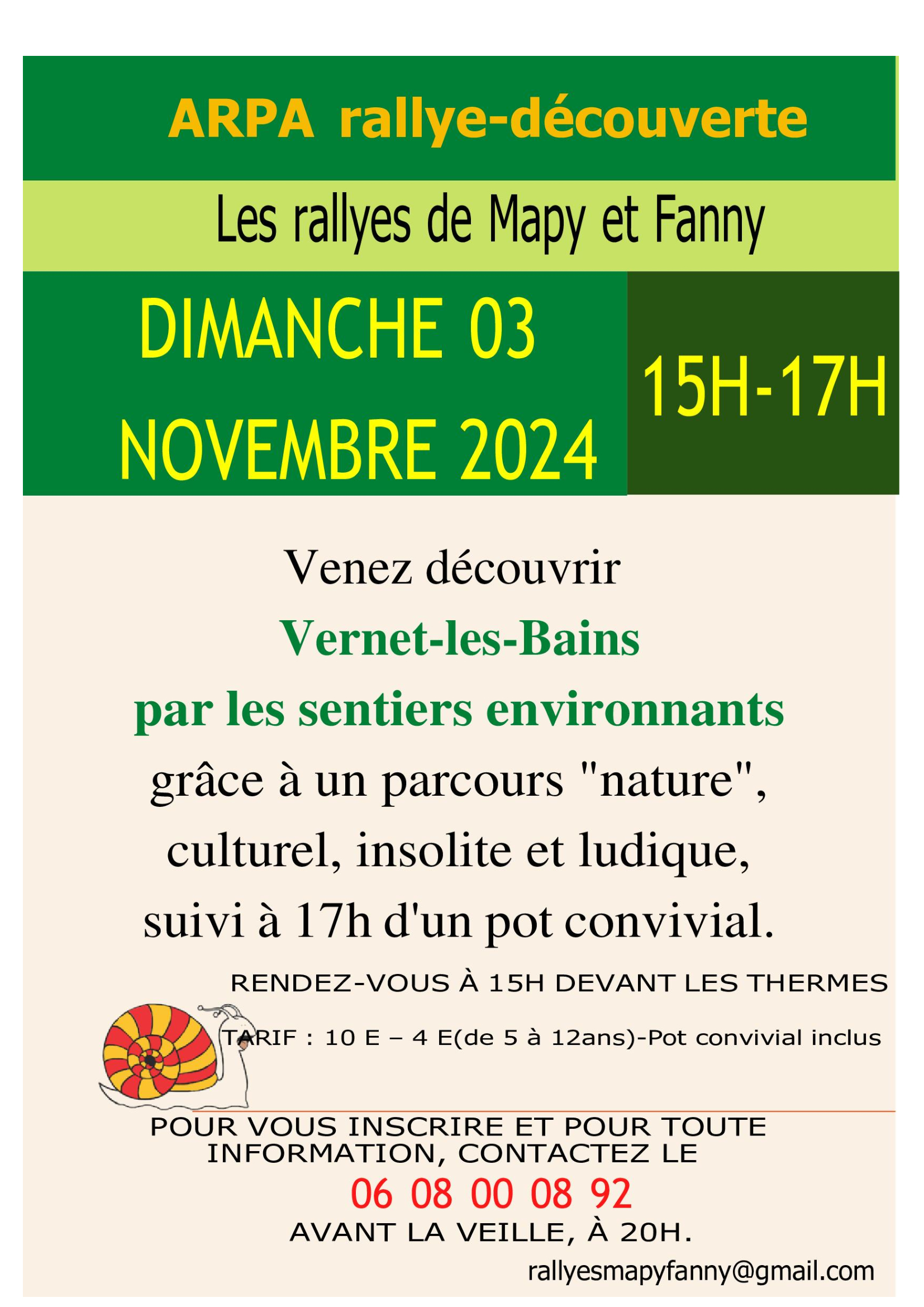 RALLYE DÉCOUVERTE PARCOURS NATURE