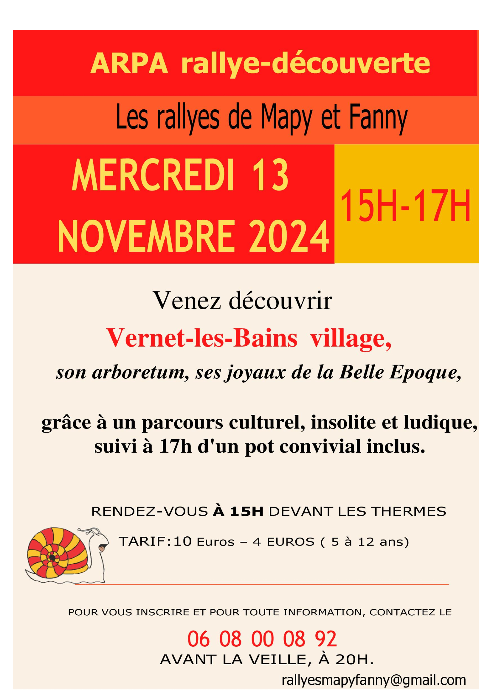 RALLYE DÉCOUVERTE PARCOURS VILLAGE