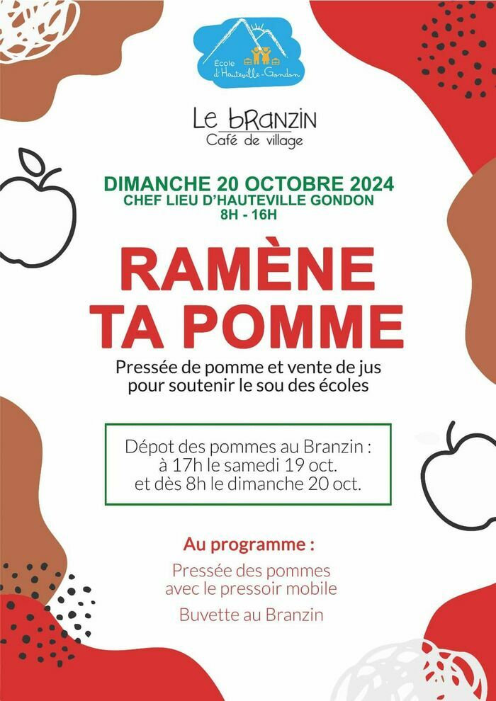 RAMENE TA POMME Place Branzin Bourg-Saint-Maurice