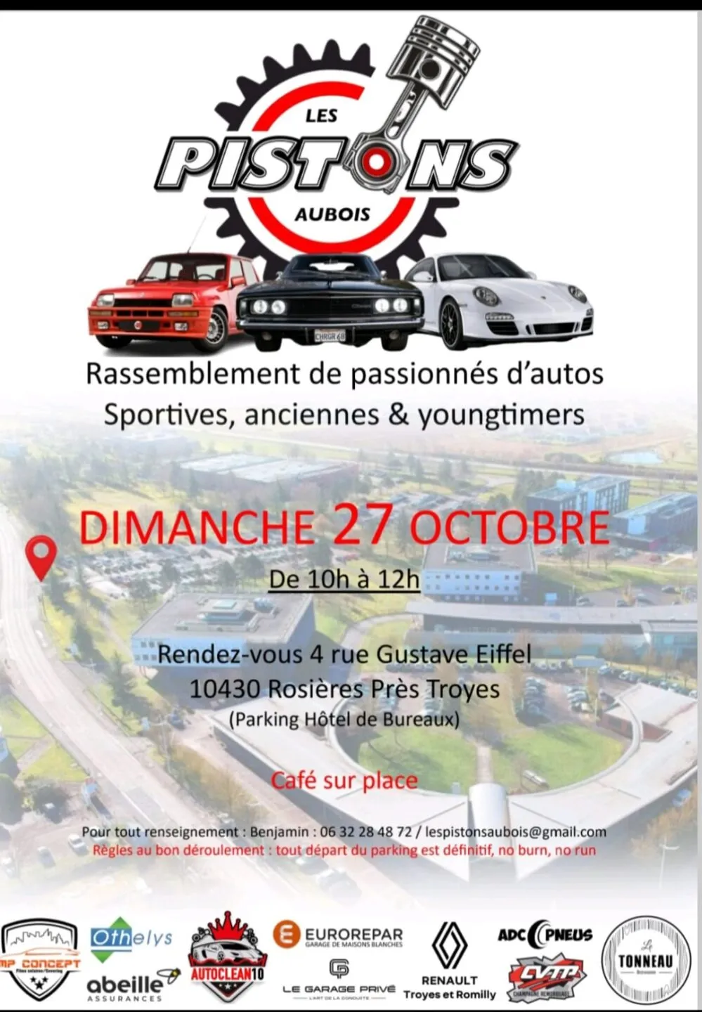 Rassemblement Auto par Les Pistons Aubois