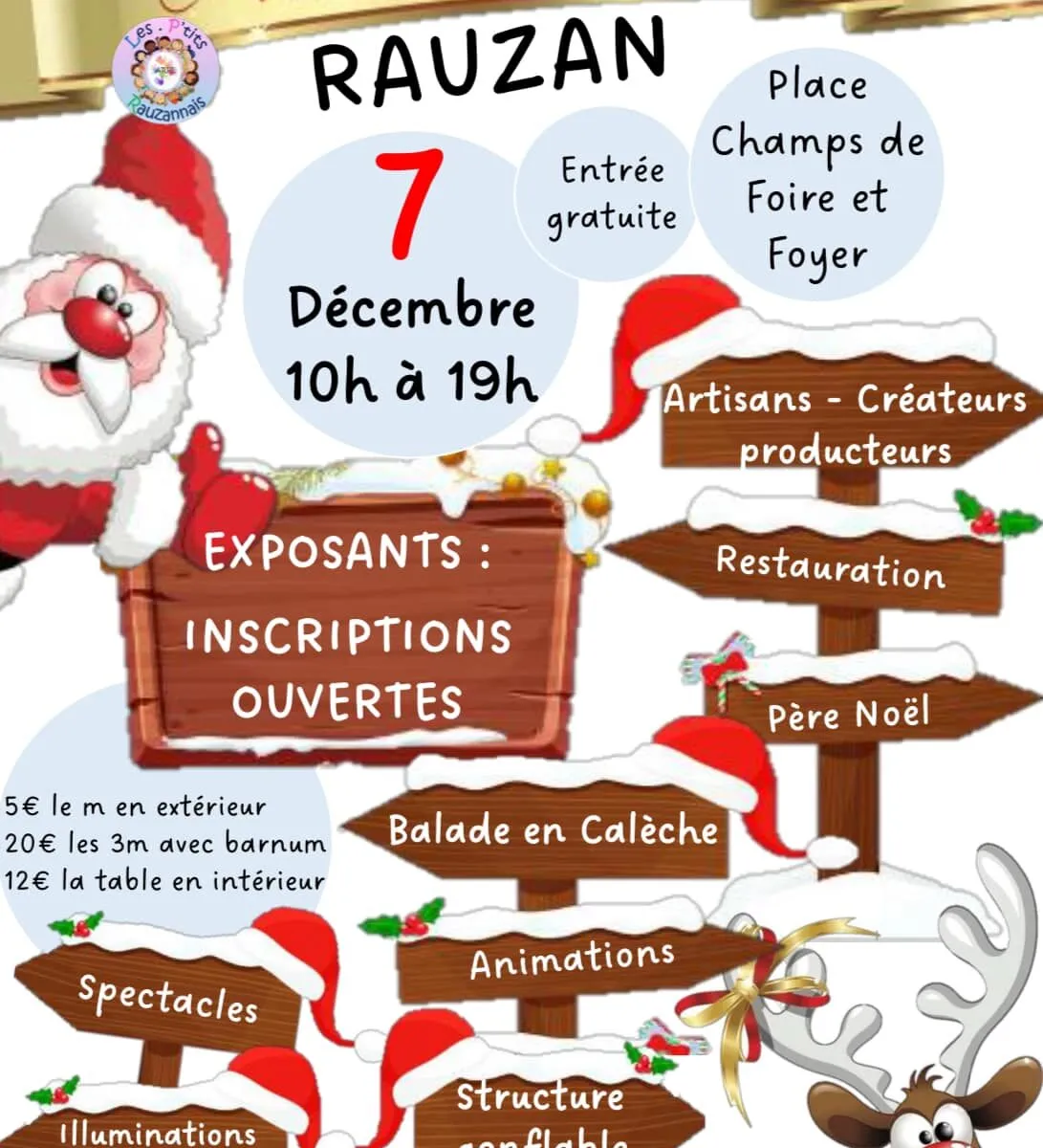 Marché de Noël à Rauzan