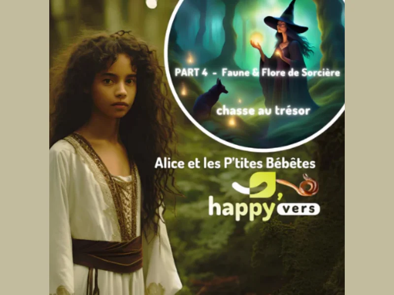 Chasse au trésor "Alice et les P'tites Bébêtes" chez Happy Vers