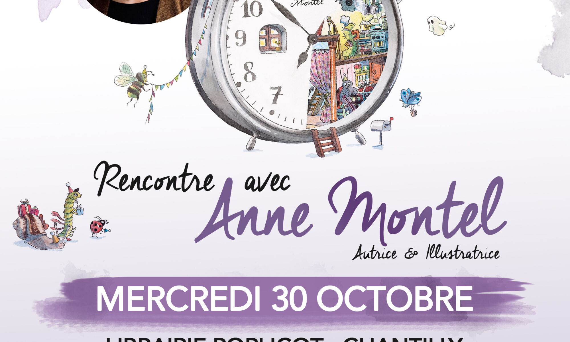 Rencontre et dédicace avec Anne Montel à la librairie Poplicot