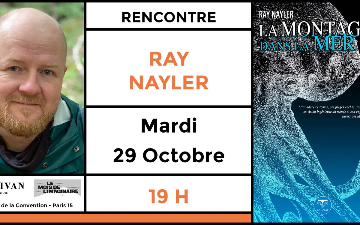 Rendez-vous Littérature de l'Imaginaire avec Ray Nayler au Divan Librairie Le Divan Paris