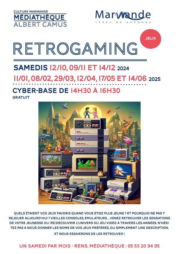 Retro Gaming à la Médiathèque