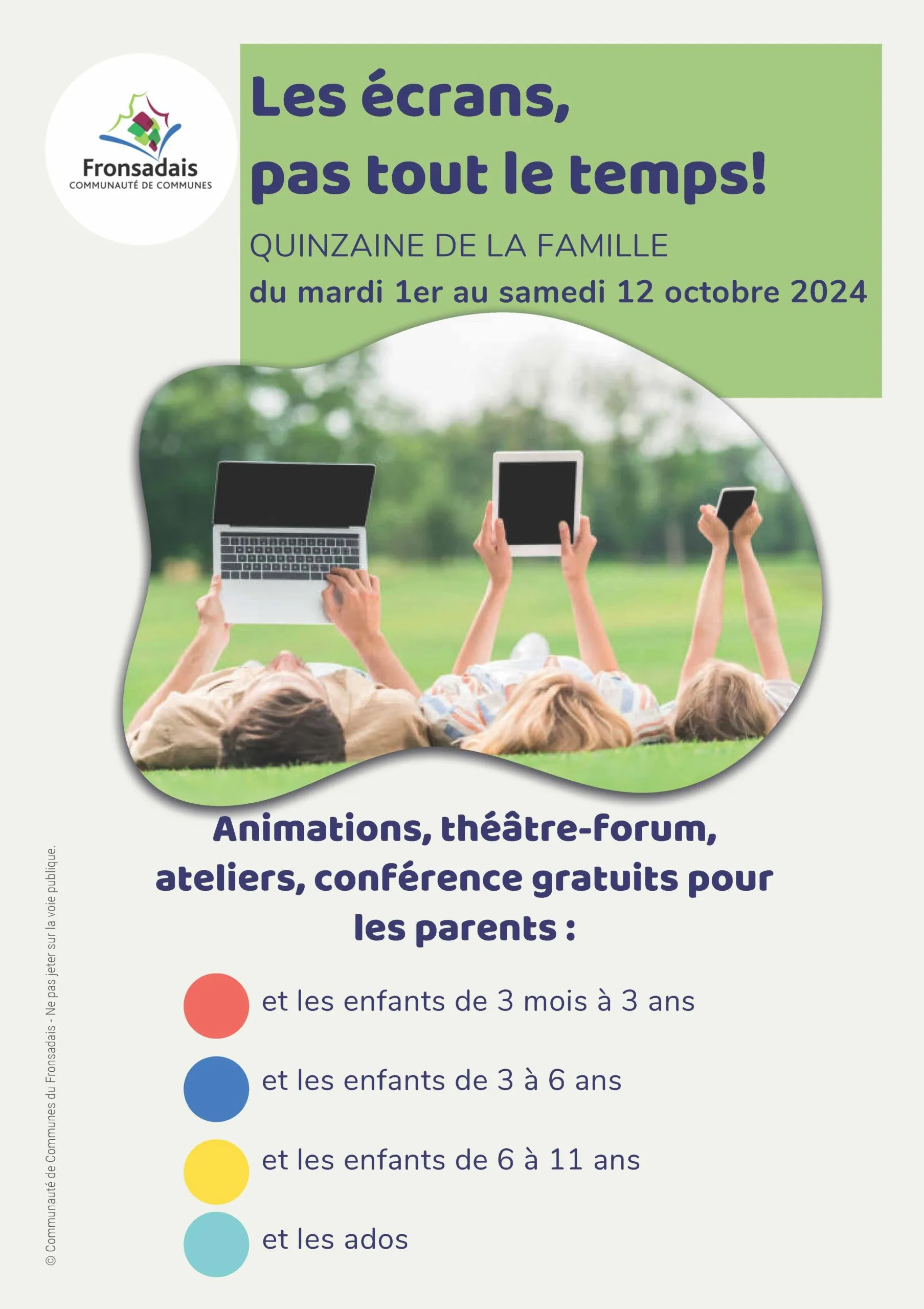 Quinzaine de la famille en Fronsadais journée de clôture