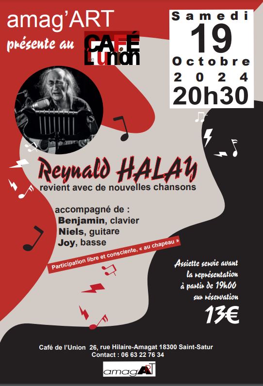 ANNULE Concert de Reynald Halay