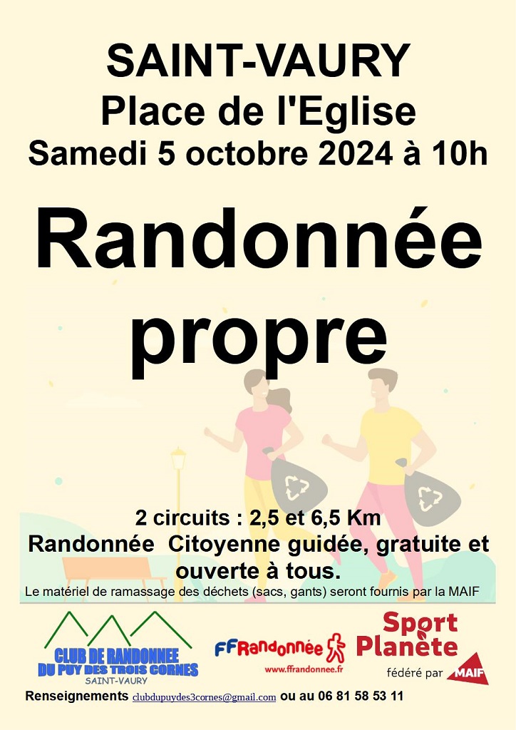 Randonnée propre