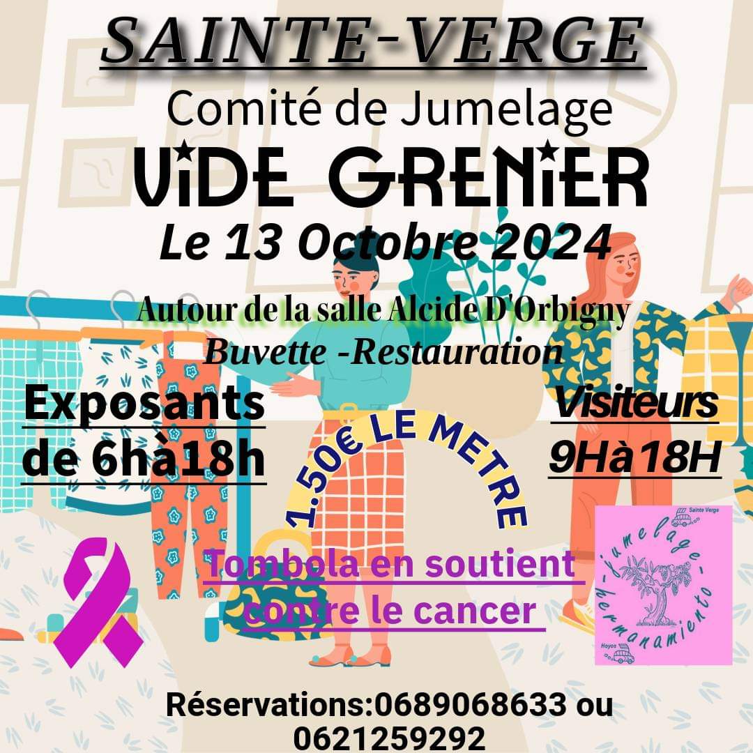 Vide grenier à Sainte Verge