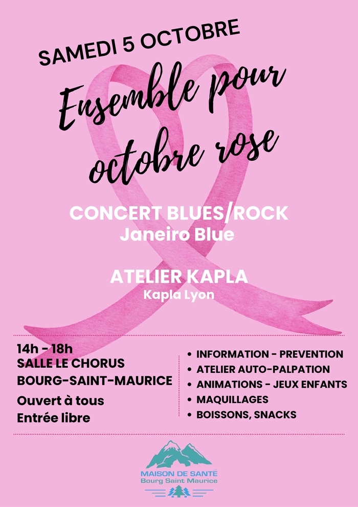 Ensemble pour octobre Rose Salle "CHORUS" Bourg-Saint-Maurice