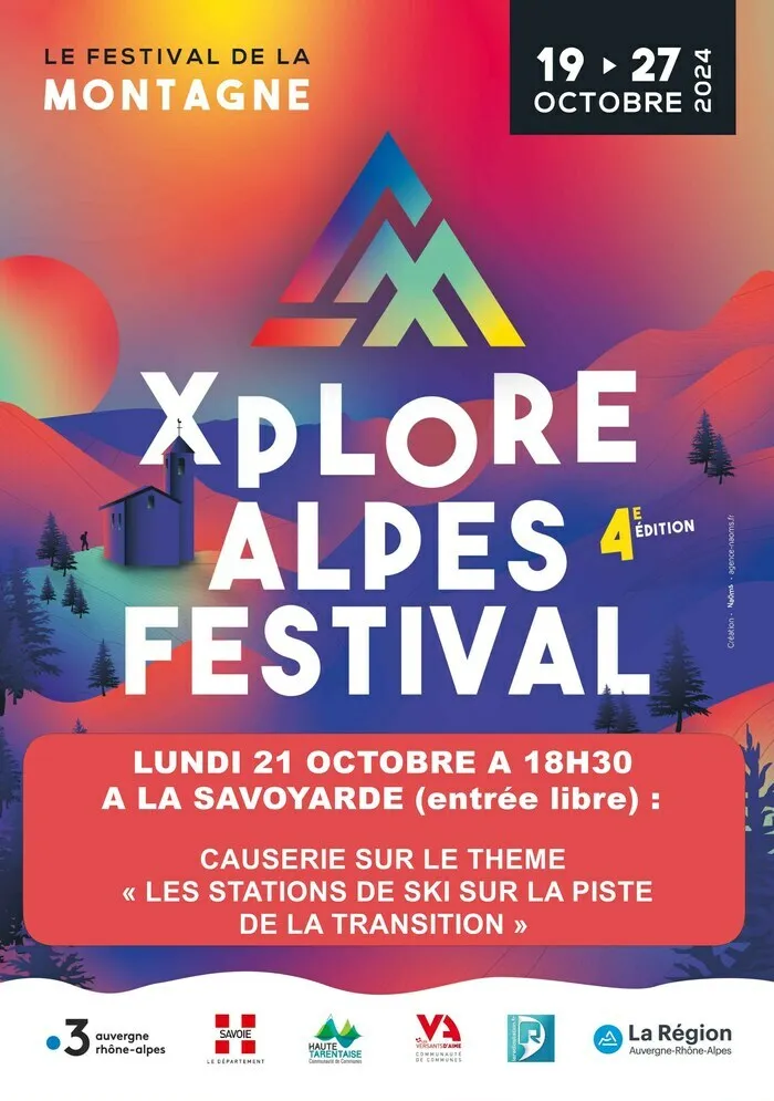 Causerie Xplore Alpes Festival Salle la Savoyarde Séez