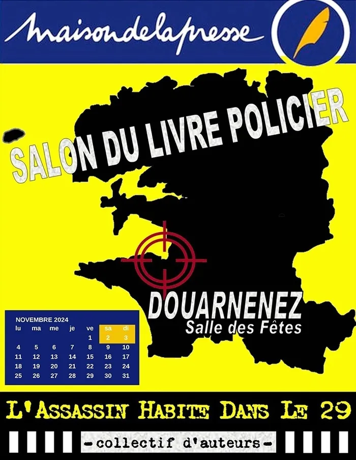 Salon du Livre Policier de Douarnenez 2024 Salle des fêtes Douarnenez