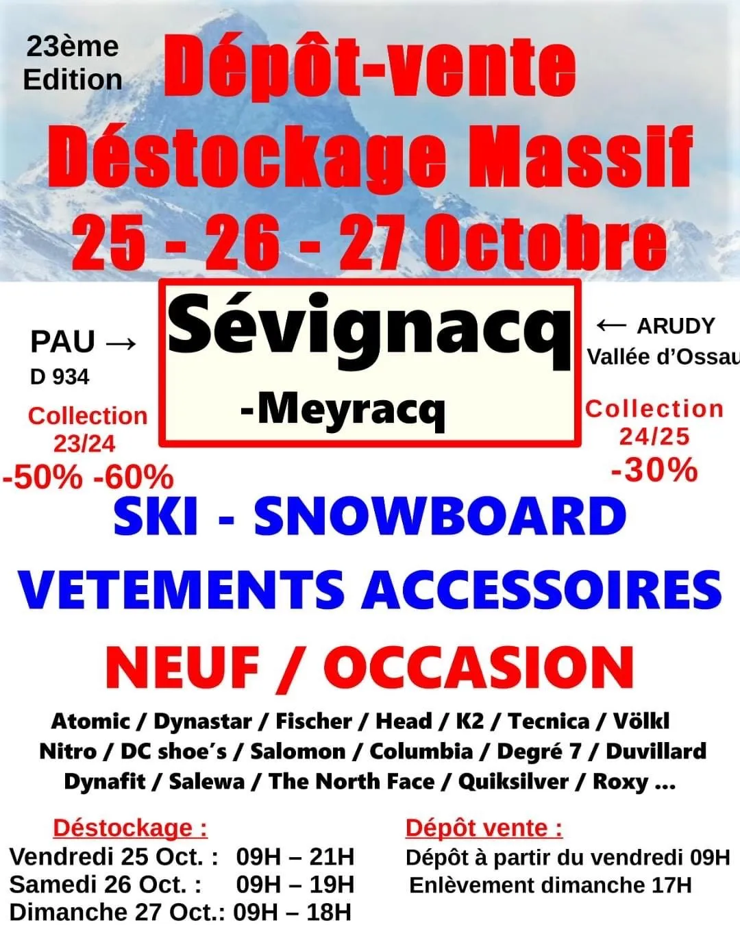 Destockage Dépot Vente hiver