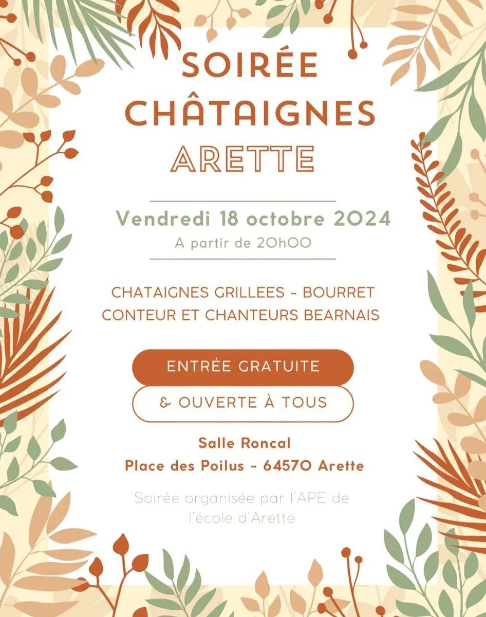 Soirée châtaignes