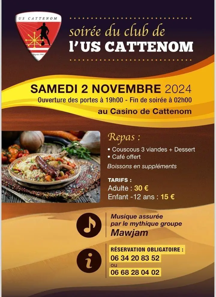 SOIRÉE COUSCOUS US CATTENOM