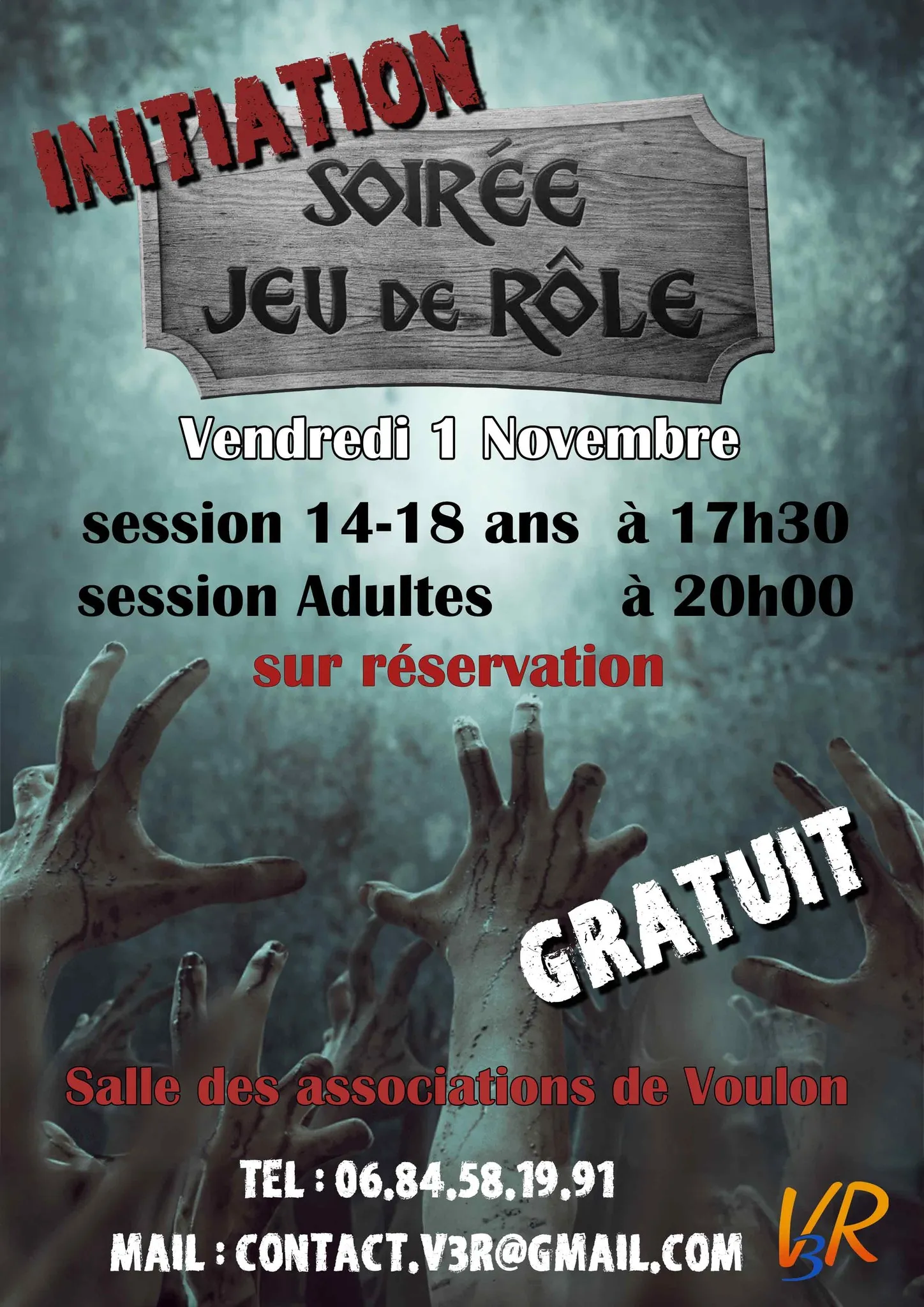 Soirée jeu de rôle spécial Halloween !