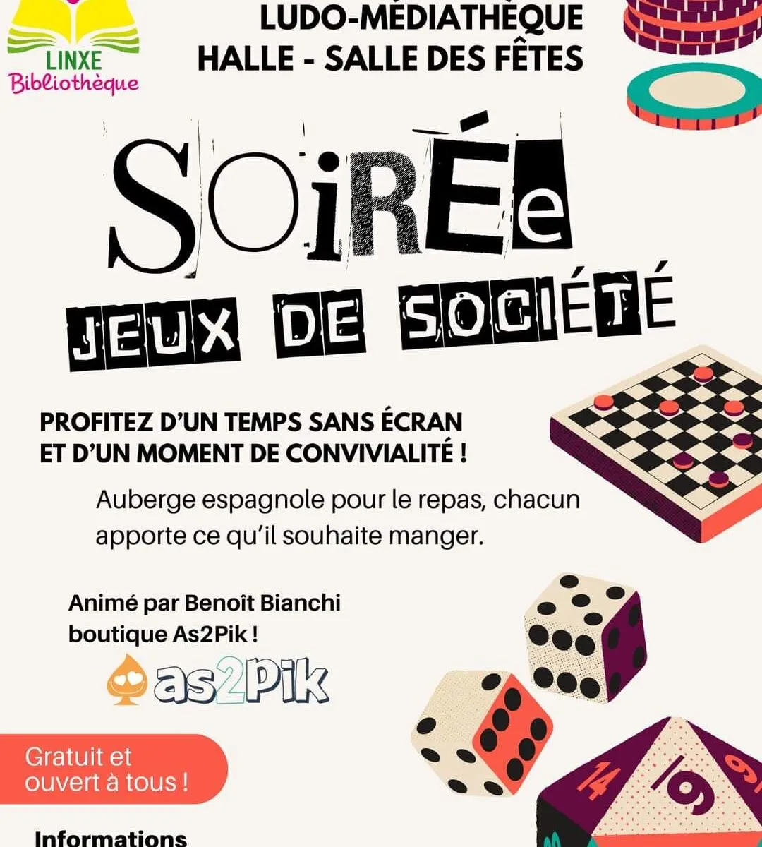 Soirée jeux de société