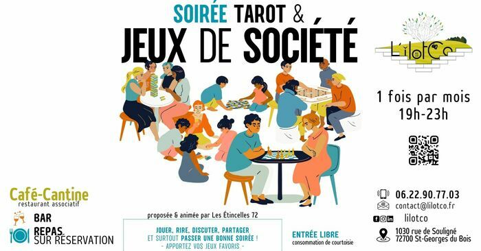 Soirée Jeux de société mensuelle à l'îlotco lieu-dit Le Gué Perroux