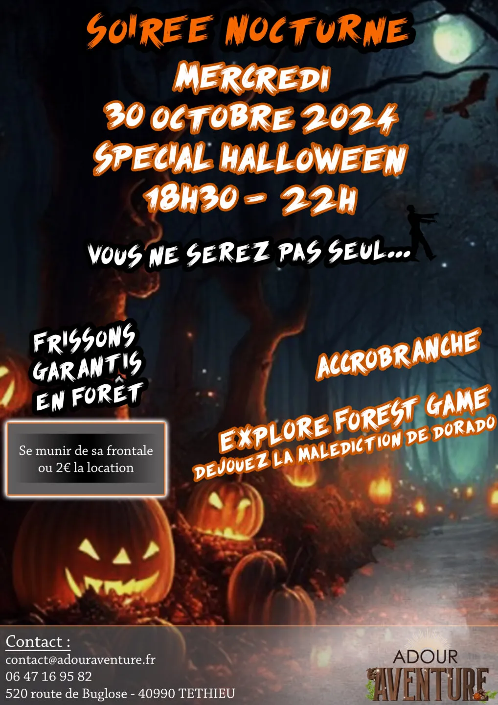 Soirée nocturne spécial Halloween