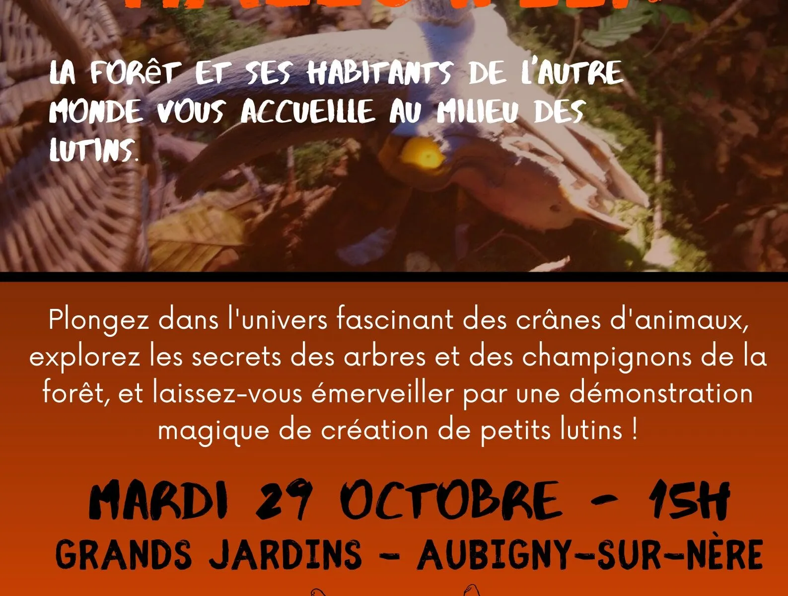 Sortie nature halloween