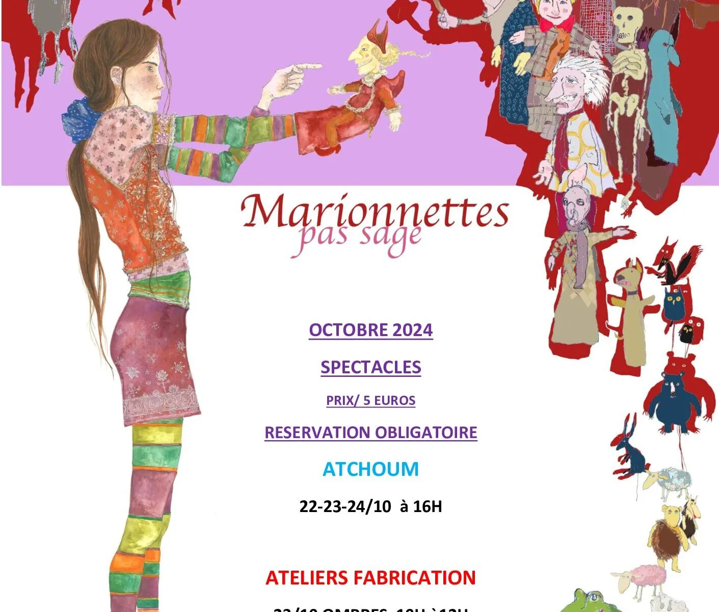 Spectacle de marionnettes Atchoum