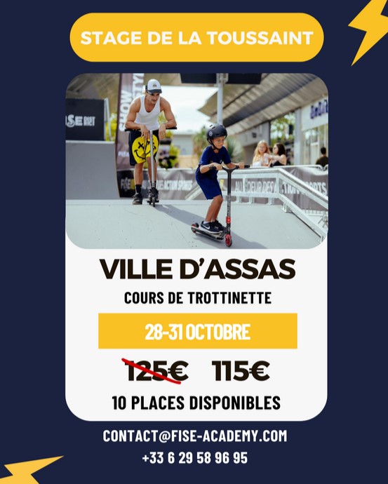 STAGE DE TROTTINETTE FISE ACADEMY