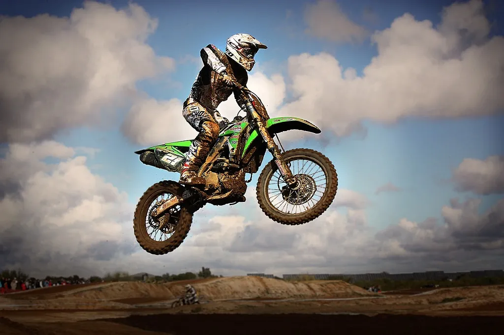 Stage motocross Initiation rampe