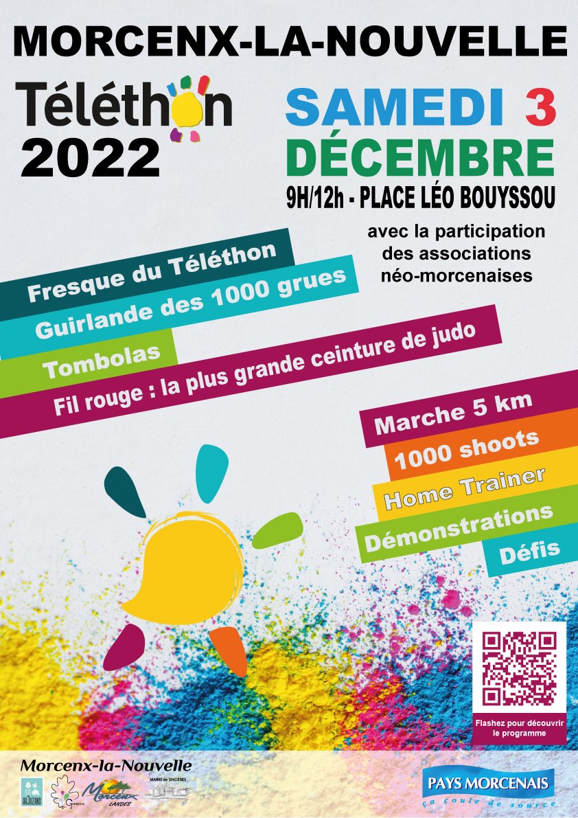 Téléthon 2024 Morcenx-La-Nouvelle