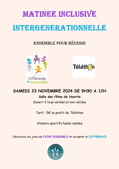 Téléthon matiné inclusive intergénérationnelle