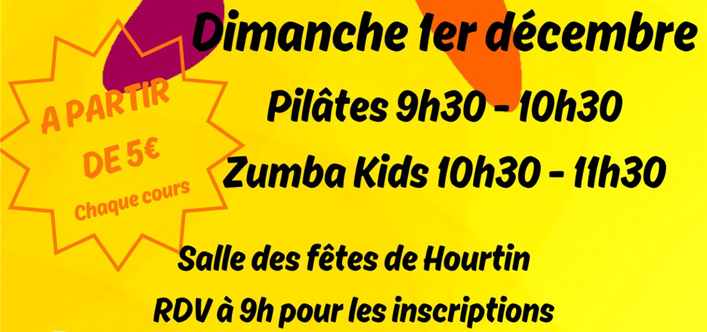 Téléthon Pilates et zumba kids