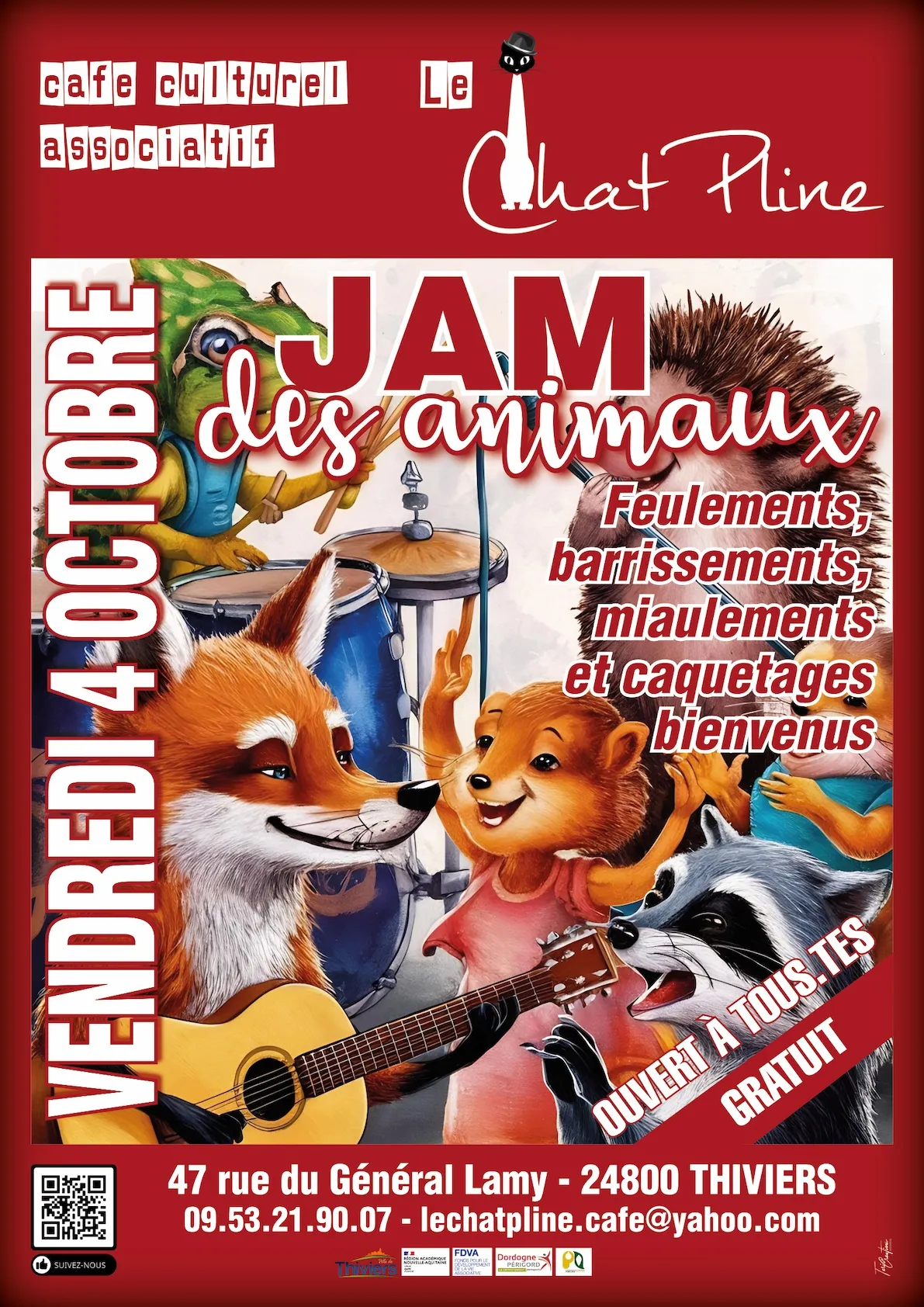 Soirée Jam des animaux