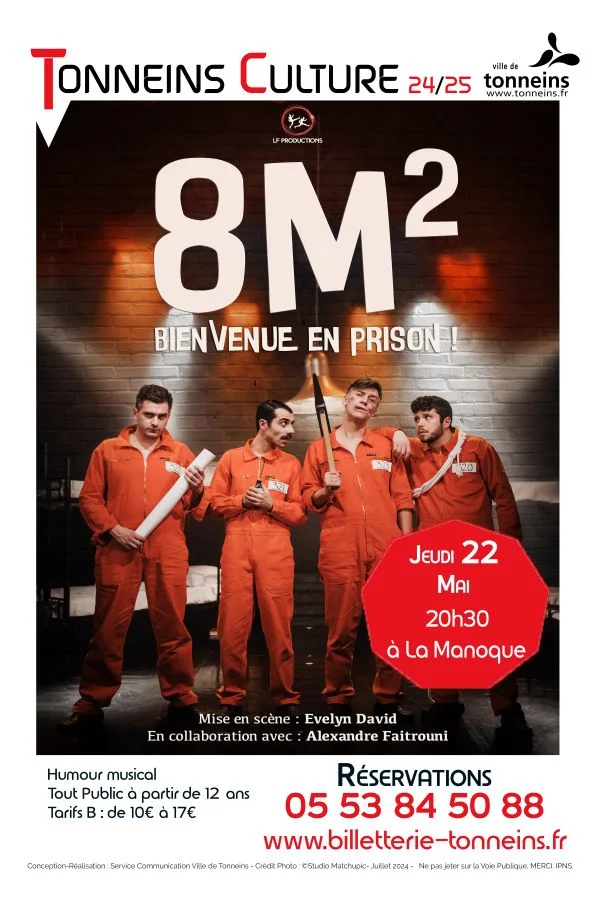 Humour musical "8M² Bienvenue en prison !"