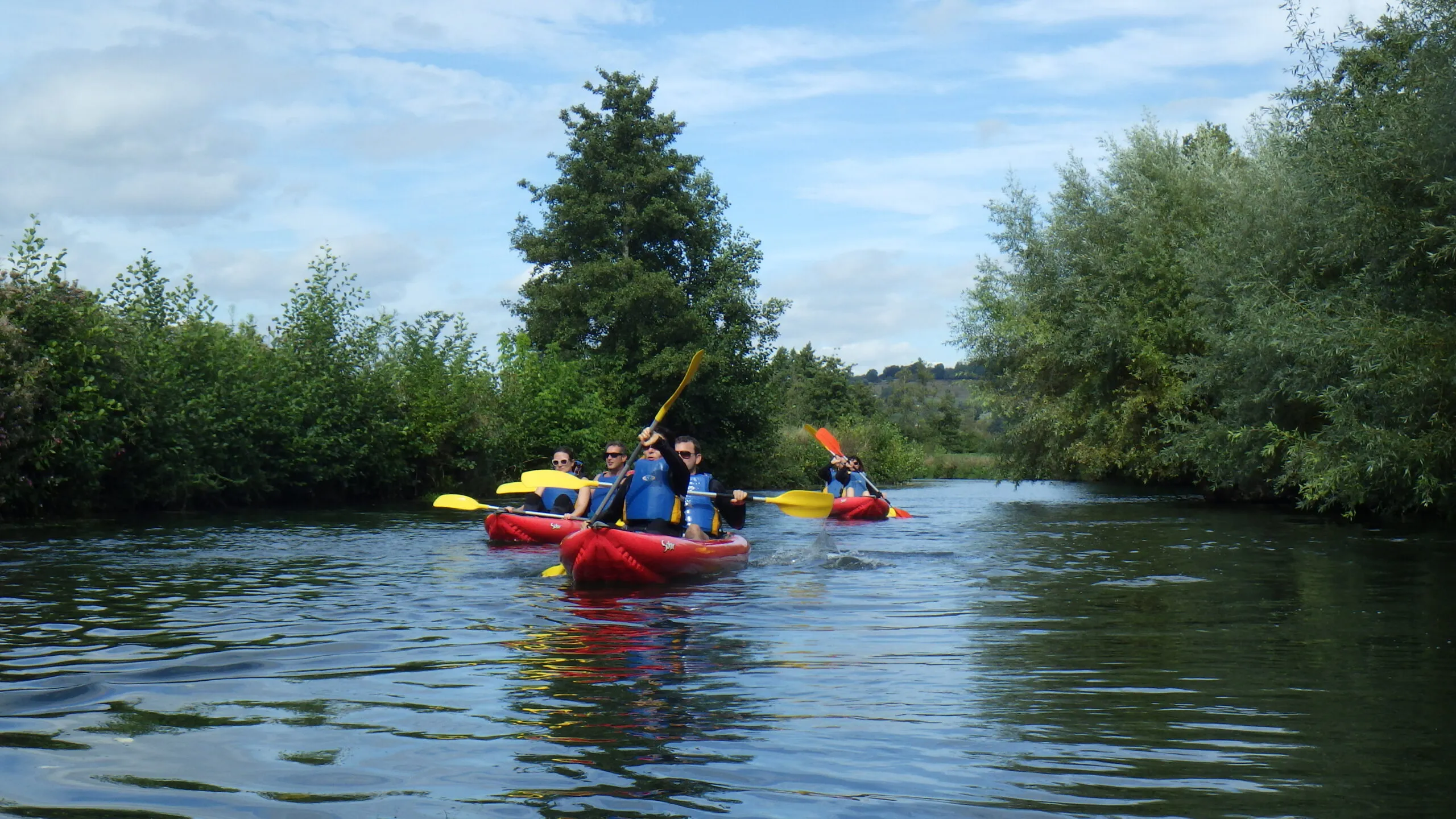 Randonnée en kayak sur la Touques