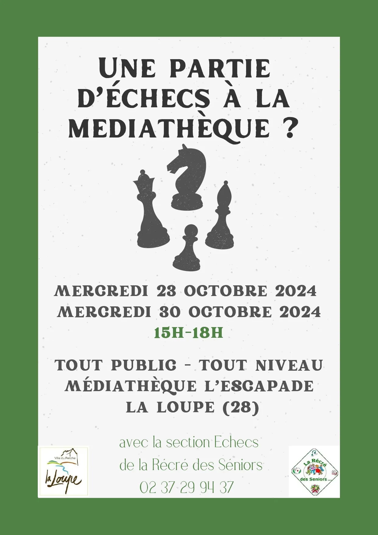 Une partie d'échecs à la médiathèque ?