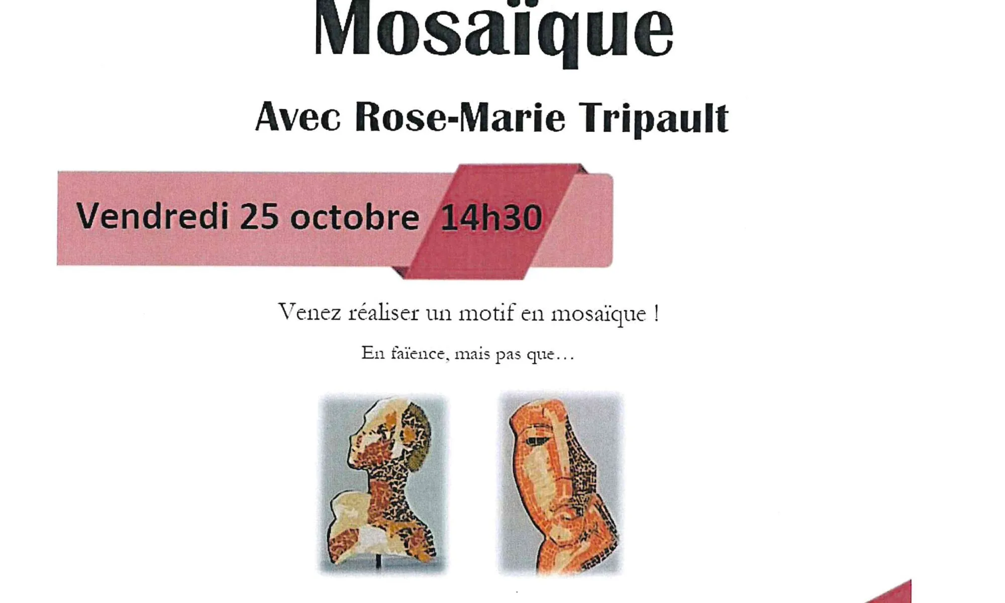 Atelier mosaïque