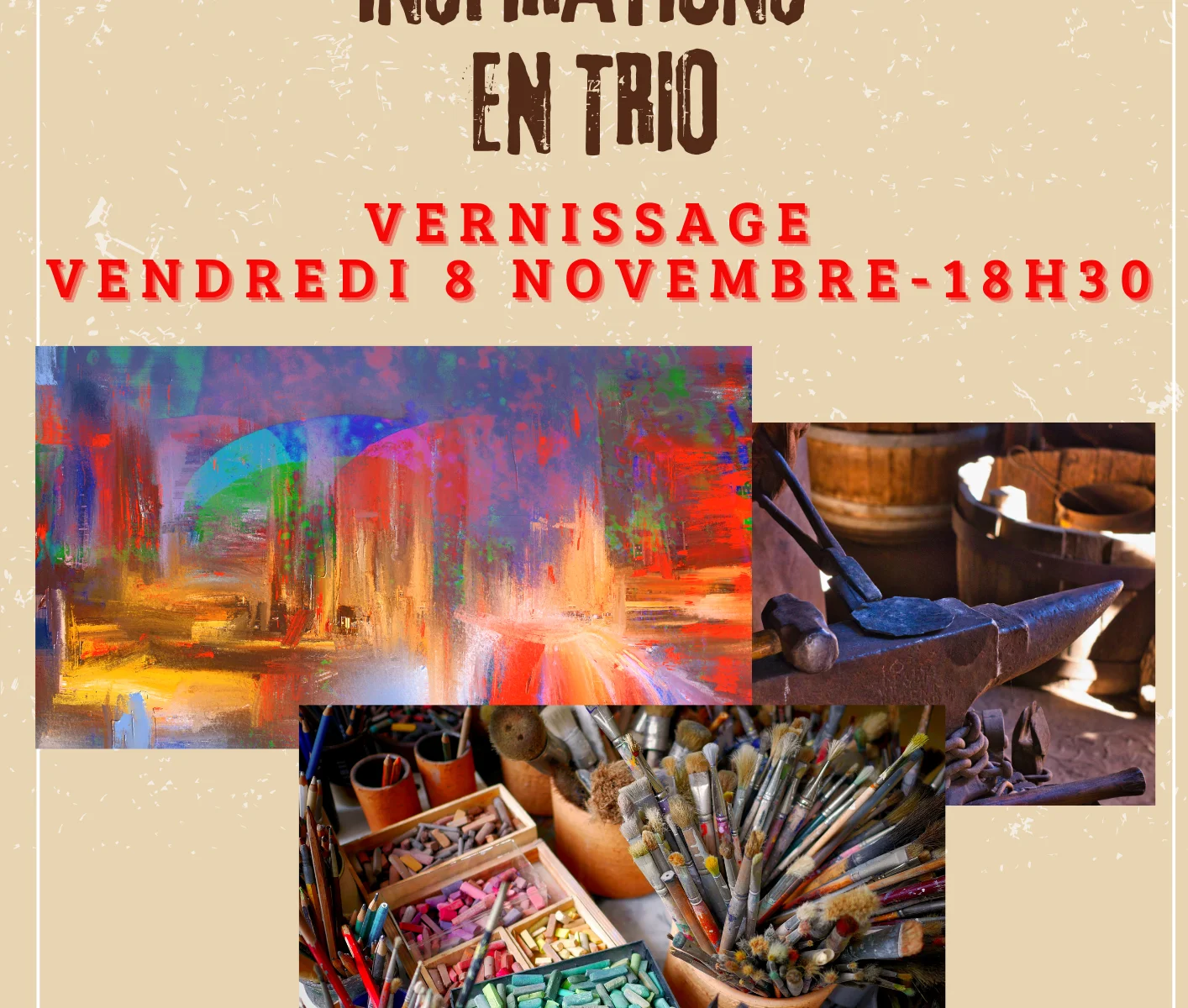 VERNISSAGE EXPOSITION "INSPIRATIONS EN TRIO"