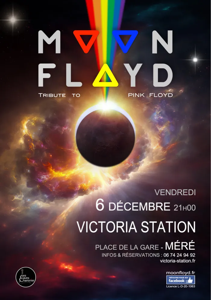 Concert MOON FLOYD (Trio) à MÉRÉ Victoria Station Chef-du-Pont