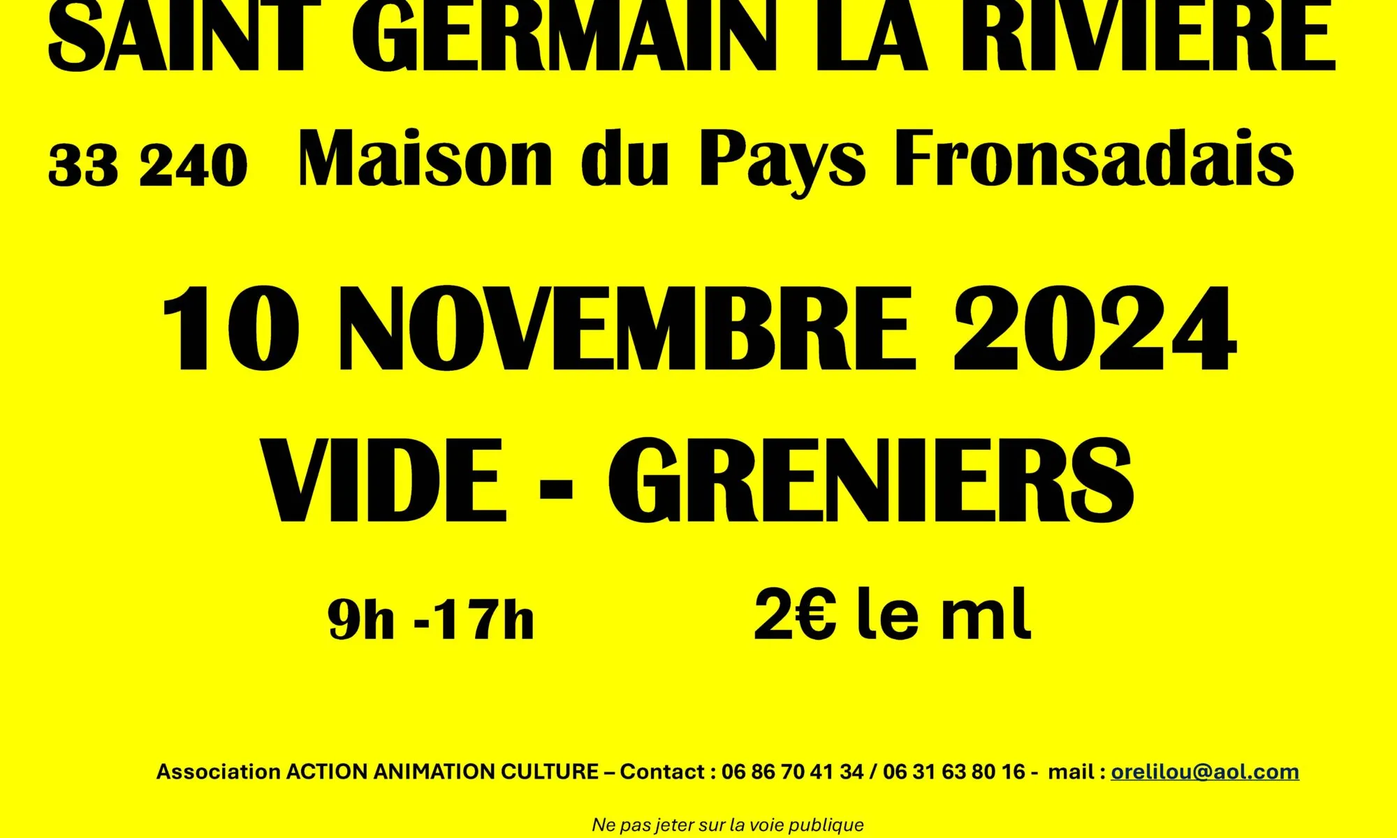 Vide grenier