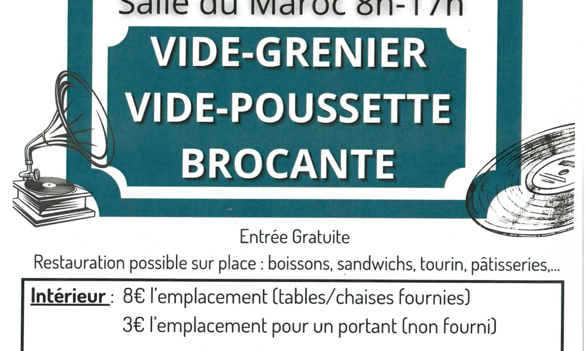 Vide-grenier Vide-Poussette Brocante "Lous Cigalouns De Mourseuns"