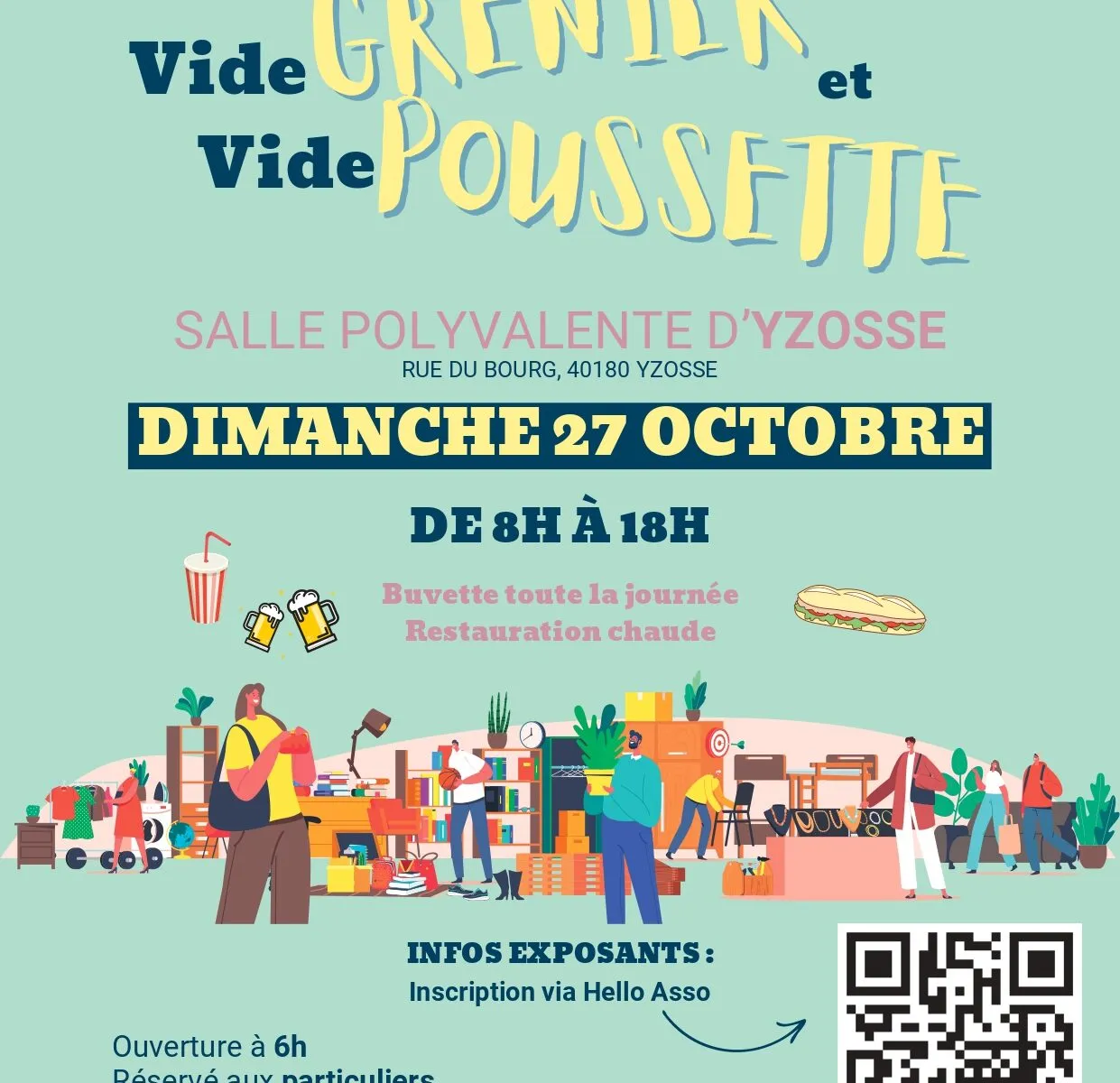 Vide grenier & Vide poussette