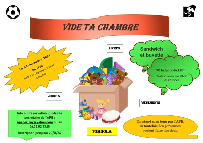 Vide ta chambre