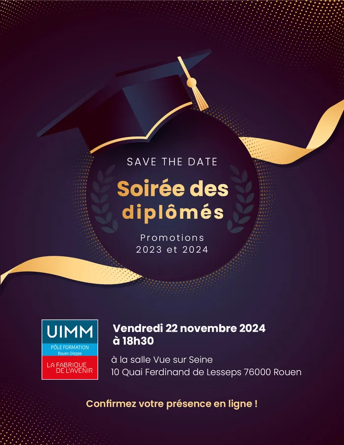 Cérémonie de remise des diplômes - promotions 2023 et 2024 Vue sur Seine